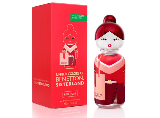 Benetton Ucb Sisterland Red Rose 80 Ml Edt