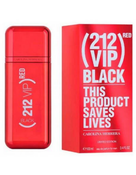 Carolina Herrera 212 Vip Men Black Red 100 Ml Edp